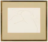 Nude Male Butt and Legs.' Colored by Laurence Herbert Scott, pencil on paper, offered Jan 2024