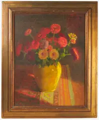 Untitled by Laura Lee, Oil on artist board, offered Jan 2024