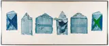 Tampa #2 (from Made in Tampa) by Robert Rauschenberg, 1972, Lithograph, photo-process cyanotype (blueprint), offered Jun 2023