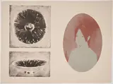 Houseware by Hung Liu, 1992, Lithograph and chine colle with oval Mitense. Printer's proof from the, offered Jun 2023