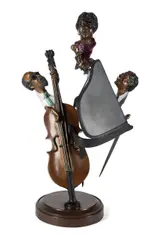 An Evening At The Apollo by Paul Wegner, 1984, bronze, sold Apr 2024