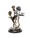 Sing 'Em Low, 1987 by Paul Douglas Wegner, bronze, sold Apr 2024