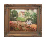 Monet's Garden by Margaret Kutner, circa 1990, oil on canvas, sold Apr 2024