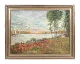 Sailboats by Margaret Kutner, circa 1990, oil on canvas, sold Apr 2024