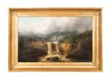 Clearing After Storm second half 19th century by William Charles Anthony Frerichs, oil on canvas, sold Apr 2024