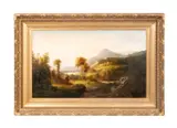 Grandfather Mountain by William Charles Anthony Frerichs, oil on canvas, sold Apr 2024