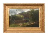 Summer in the Alleghenies by William Louis Sonntag, Sr., 1893, oil on canvas, sold Apr 2024