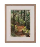 Untitled (Landscape) by Elizabeth Walmsley, watercolor on paper, sold Apr 2024