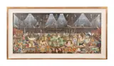 Untitled - Circus Scene by Gloria Stuart, oil on canvas, sold May 2024