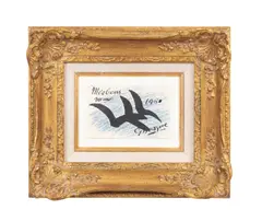 Carte de Voeux by Georges Braque, 1960, lithograph on paper, sold May 2024
