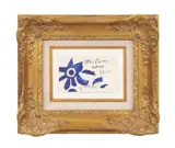 Carte de Voeux by Georges Braque, 1962, lithograph, sold May 2024