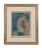 Quai aux Fleurs by Marc Chagall, circa 1954, lithograph on arches paper, sold May 2024