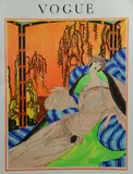 Untitled by Helen Dryden, lithograph completed in hand watercolor, sold Jan 2019