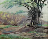landscape painting by Tom Wilder, oil on canvas, sold Jan 2019