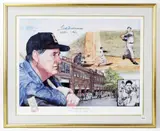 Ted Williams by Lewis Watkins, lithograph, sold Nov 2022