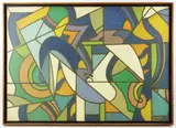 Synchronist works from 1926 by Jay Van Everen, oil on canvas, sold Nov 2022