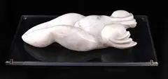 Angel by Severino Braccialarghe, marble, sold May 2021