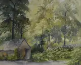 The Woods at Alston Hall' and 'July by J.C Preston, pencil, sold Jun 2026