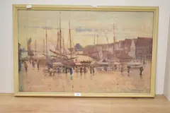 Bergen by Alfred Heaton Cooper, Watercolour, sold Jun 2026