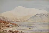 Burnmoor Tarn and Scafell by Cuthbert Rigby, Watercolour, sold Jun 2026