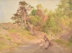 Untitled by Cuthbert Rigby, watercolour, sold Jun 2026