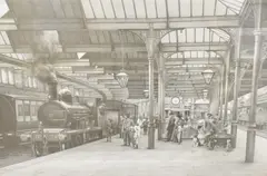 Carnforth Station by John S Gibb, Lithograph, sold Jun 2026