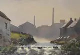 River Worth - Keighley by Ebenezer John Woods Prior, Watercolour, sold May 2026