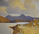 Road to Leenan, Killary by Desmond Turner, Oil on canvas, sold May 2026