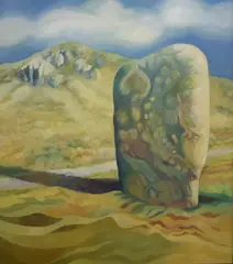 Untitled by Barbara Jean Davies, Oil on canvas, sold May 2026