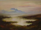 The Old Man of Storr, Isle of Skye by Leslie Lamb, Oil on canvas, sold May 2026