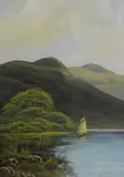 Untitled by James Fairbanks, Oil on paper, a pair of Lakeland landscapes, signed and dated, sold May 2026