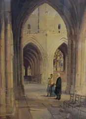 Untitled by H.B. Simpson, watercolour, sold May 2026