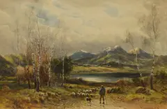 Lake Derwent, Near Keswick by William Manners, Watercolour, sold Apr 2026