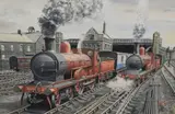 Furness Railway Carnforth c.1920 by G S Cooper, Watercolour, sold Apr 2026