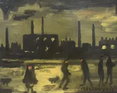 Untitled by James Lawrence Isherwood, Oil on board, sold Apr 2026