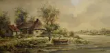Untitled by M Ionie, oil on canvas, sold Mar 2026