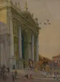 Untitled by Charles Barrow Clarke Prescott, Watercolour, sold Mar 2026
