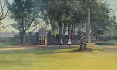 Untitled by H.B. Simpson, watercolour, sold Mar 2026