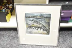 Untitled by Yvonne Hjerting, etching, sold Mar 2026
