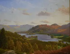 Rydal Water from White Moss by Peter McKay, Oil on canvas, sold Mar 2026
