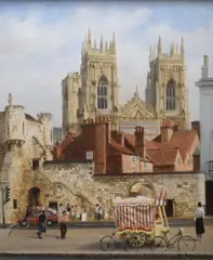 York Minster by Ken Bizon, Oil on canvas 'York Minster', a, sold Mar 2026