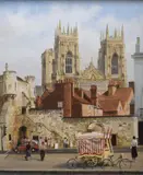 York Minster by Ken Bizon, Oil on canvas 'York Minster', a, sold Mar 2026