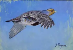Untitled by Justin Prigmore, Oil on board, sold Mar 2026