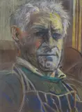 Untitled by Tom Dearden, Pastel, Self portrait as an elderly man, signed and dated, sold Mar 2026