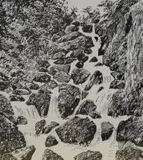 Untitled by Alfred Wainwright, ink, sold Feb 2026