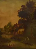 The Balley Farm by J. Richardson, Oil on board, sold Feb 2026