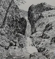 Untitled by Alfred Wainwright, ink, sold Jan 2026