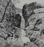 Untitled by Alfred Wainwright, ink, sold Jan 2026