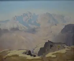 Untitled by Delmar Harmood Banner, Oil on canvas, sold Jan 2026