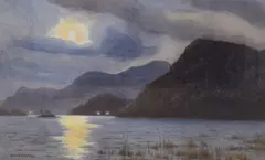Untitled by Edward George Hobley, watercolor, sold Jan 2026